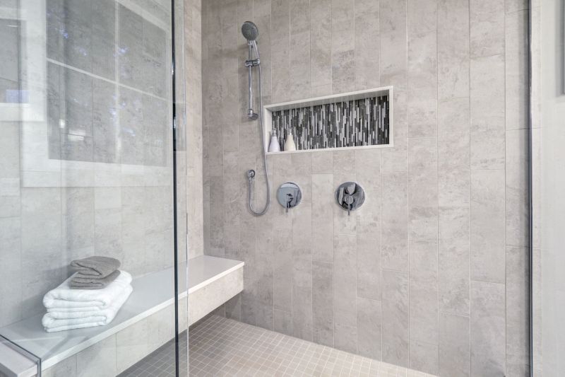 Luxury Shower with Multiple Spray Heads