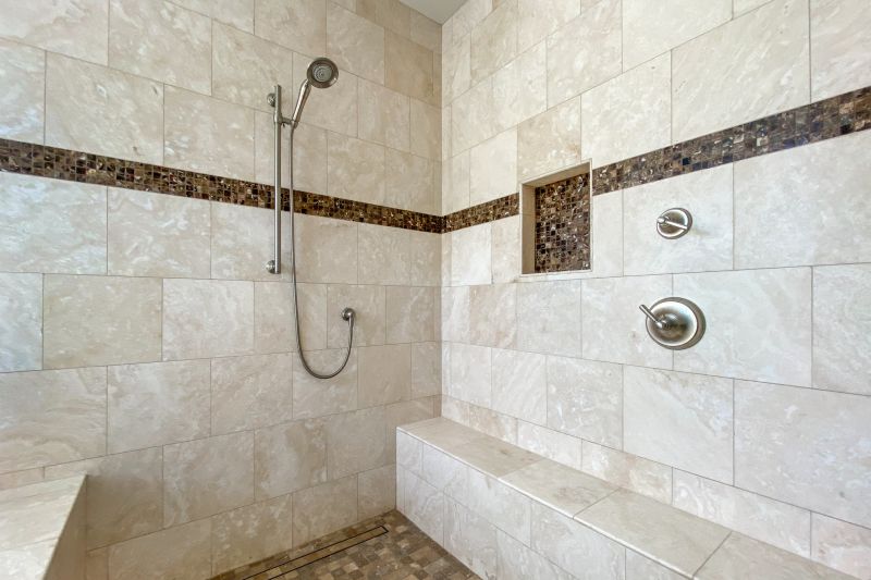Tile-Designed Shower Areas